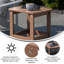 Table d'appoint Balasi en résine de polyester toutes saisons Adirondack-1763153560
