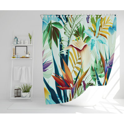 Aquilina Polyester Shower Curtain Set