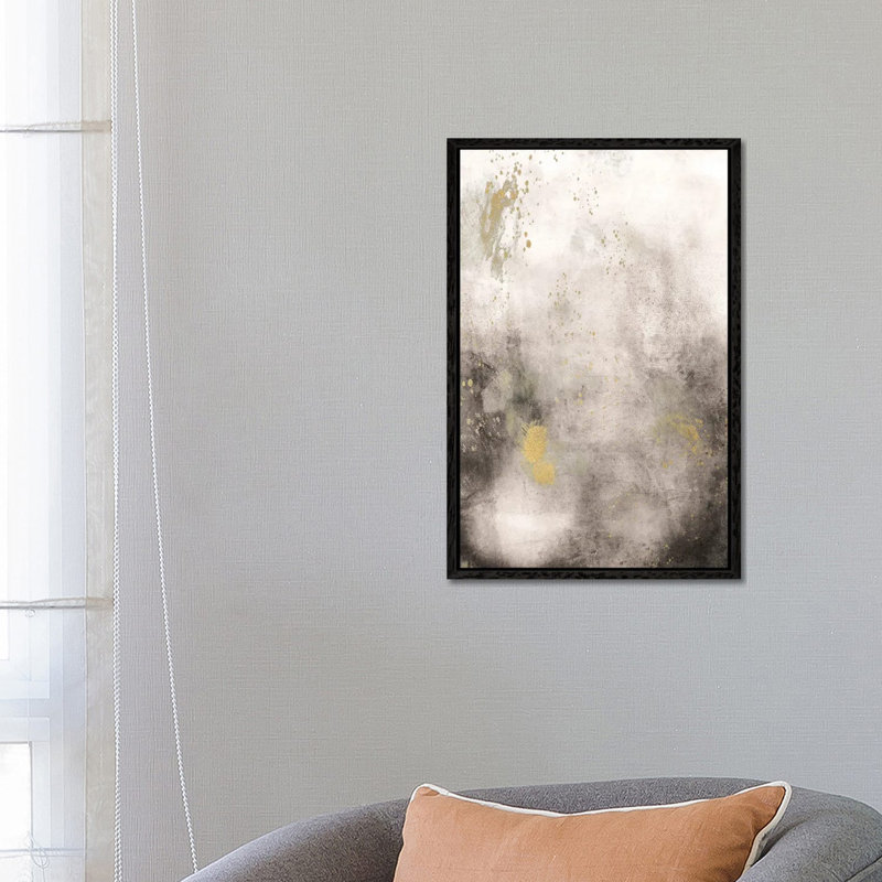 Sunshine And Lemon Tree by Modern Tropical - Painting on Canvas, Black Framed, 66.04 cm H x 45.72 cm W