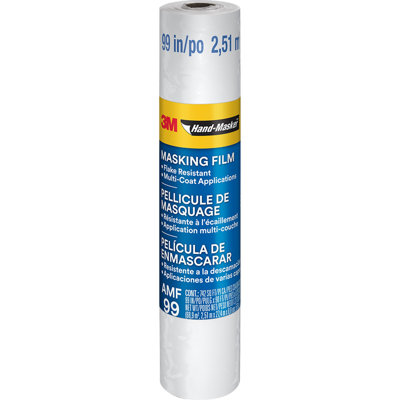 3M AMF99 99" X 90 Ft X .35 Mil Hand-Masker Advanced Masking Film-1PK