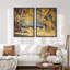 Automne, bonheur, paysage rustique, tons chauds, nature sauvage, illustrations, décor rustique-101751767-101751768
