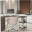 Bureau en L avec rangement en L, noyer