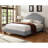 Gray Calupholstered Bed
