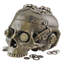 Steampunk Skull Containment Vessel Sculpture