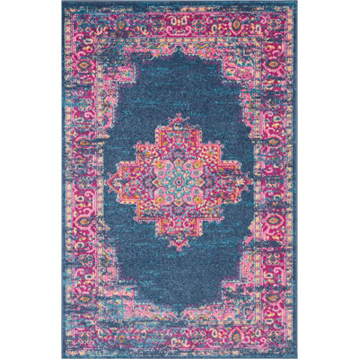 Tapis bleu