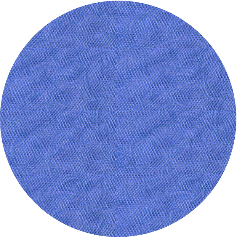 Tapis de zone mauve à motifs, Rond 7 pi