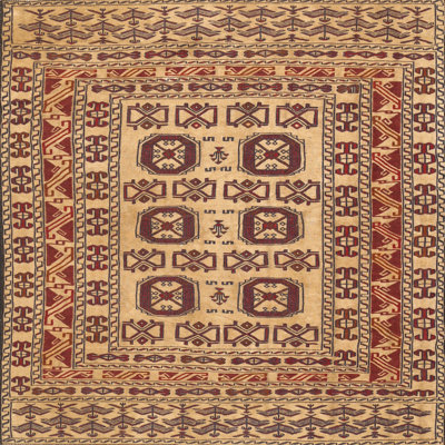 Tapis beige Southwestern