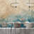 Beige & Teal Watercolor Wall Mural-1489076556