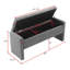 Banc de bout moderne avec rangement, grand tabouret de repose-pieds rembourré, banc de meuble-lavabo de fenêtre confortable pour le salon, la chambre à coucher-129757641-129757643-129757638