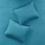 Ensemble d'édredon et de courtepointe 8 pièces à imprimé imprimé en turquoise pour lit double / grand lit, hypoallergénique et polyvalent pour une utilisation toute l'année