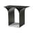 Luca Steel Top End Table