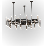 62" Wide Byron 48 Light Chandelier