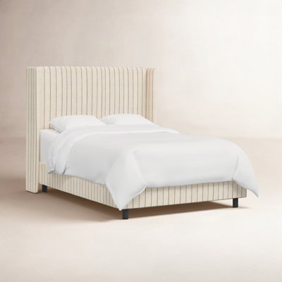 Tilly Upholstered Wingback Bed