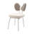Elegant Butterfly Makeup Vanity Stool With Backrest