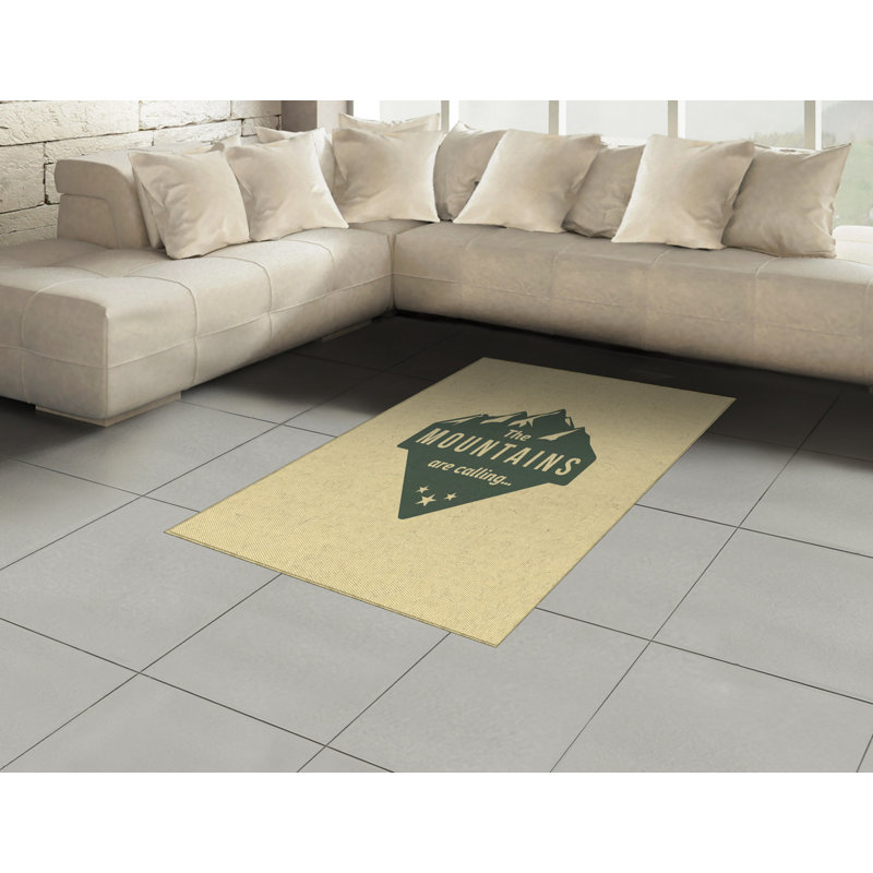 Adventure High Density Long Fiber Poly Threads Decorative Area Rug Carpet, Rectangle 4' x 5'8"