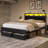 Tryston Full Bed Frame With Led Lights & 2 Storage Drawers, Black-1879529359-1925215927