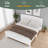 Platform Bed, Solid Wood Platform Bed With Support Slats And Strong Structure, No Box Spring Needed-466506434-466506433