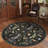 Vintage Cute Cat Machine Washable Rug with Rubber Backing for Living Room Stain Resistant Non-Slip Dining Room Rug Easy-Cleaning Floor Carpet for Bedroom-603329345-603329348
