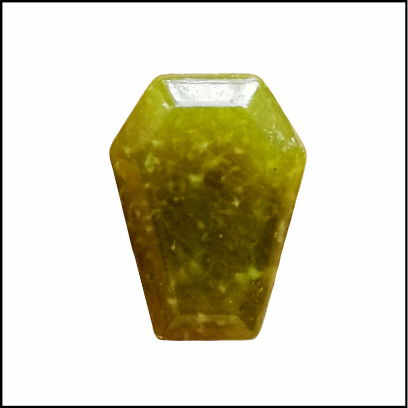 Mini-luminaire suspendu en forme de cercueil en agate de cristal naturel pour Halloween et décoration intérieure, Rose