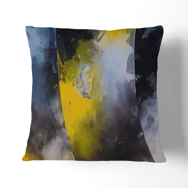 Fever Fever in Abstract Cushion with Filling, 55cm H x 55cm W x 20cm D