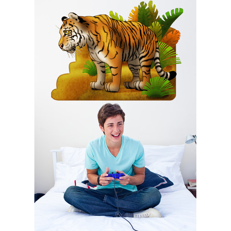 Adhésif décoratif tigre I, H 27 po x l 36 po