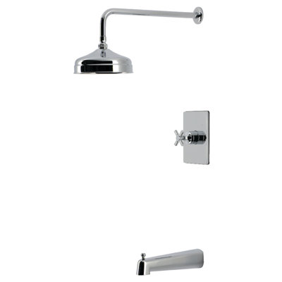 Robinet de baignoire et douche à pression équilibrée à poignée simple Kingston