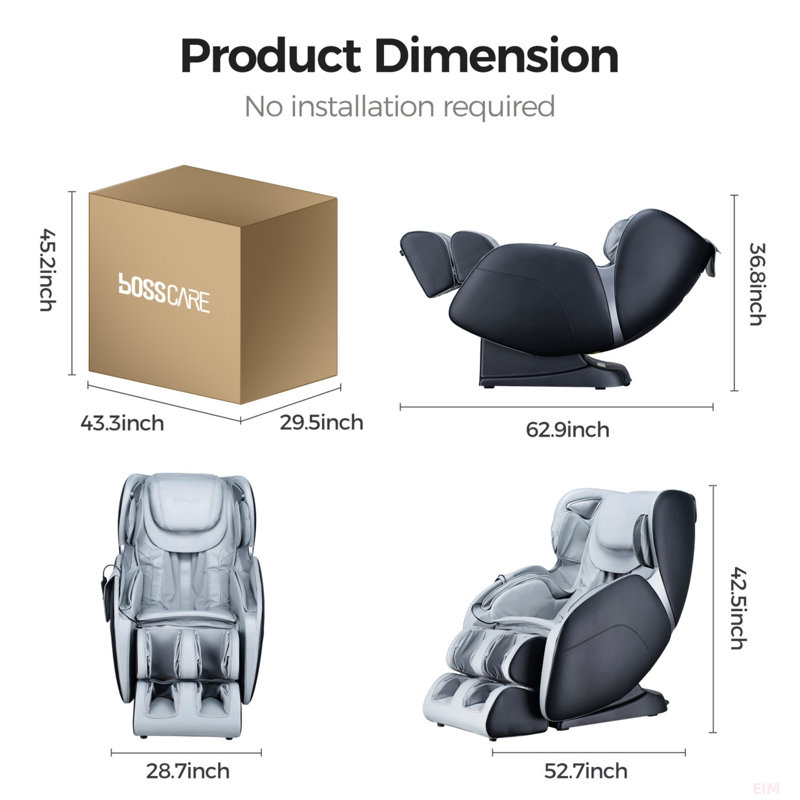 Fauteuil inclinable avec massage chauffant Recline