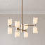 Lustre 8 lumières Aldegonde en laiton noble-129437277