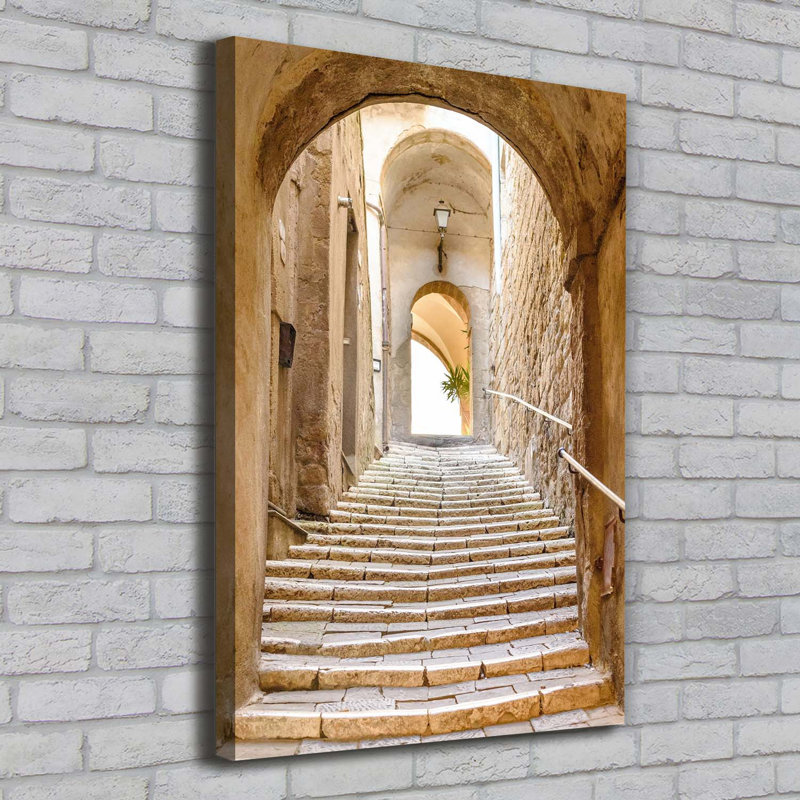 Narrow Streets - Wrapped Canvas Print