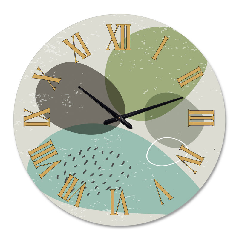 Horloge murale moderne, Médium