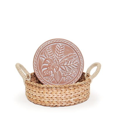 Bread Warmer & Basket - Plant Round