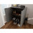 Stylish Modern Kitchen Storage Cabinet For Appliance And Cookware Storage, Antique Grey Engineered Wood, 31.48 In Depth, 16.06 Width, 40.16 Height Versatile Cabinet, Deep, Wide, Tall Essentials