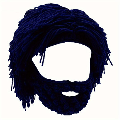 Beard hat Cave Dwellers  People Wig Hats Handmade Knitted  Hats Keep Warm In Winter