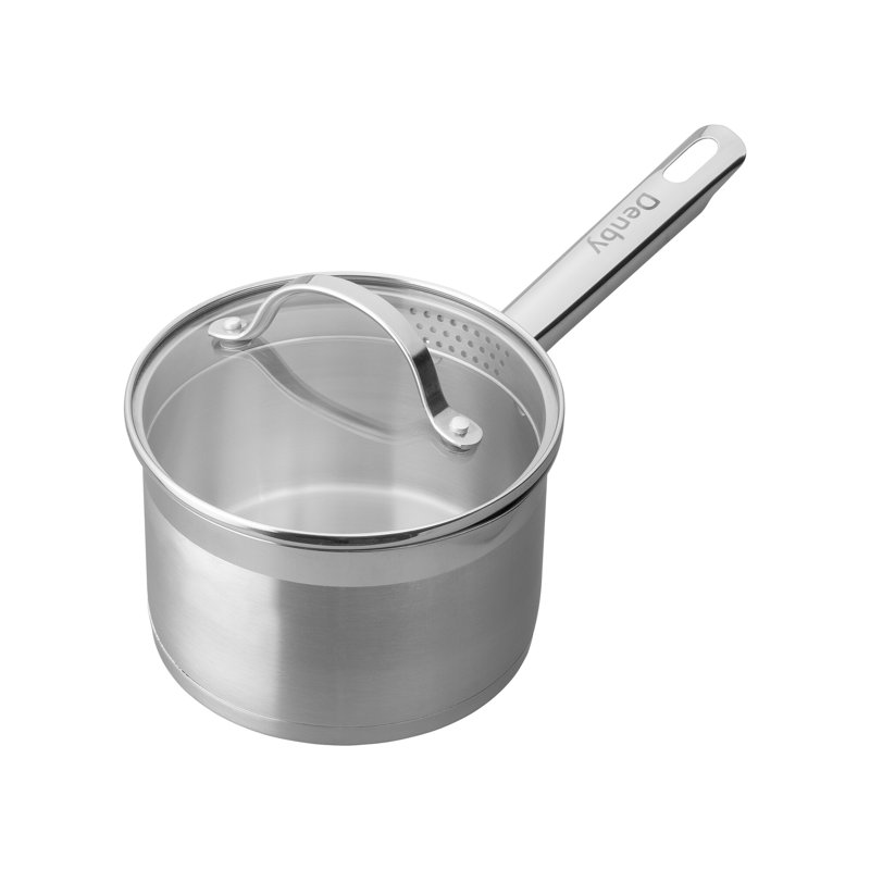 Stainless Steel 3 Piece Saucepan Set