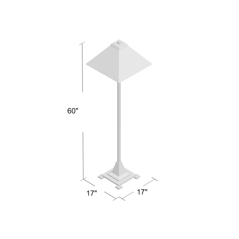 Jacir 60'' Valiant Bronze Traditional Floor Lamp