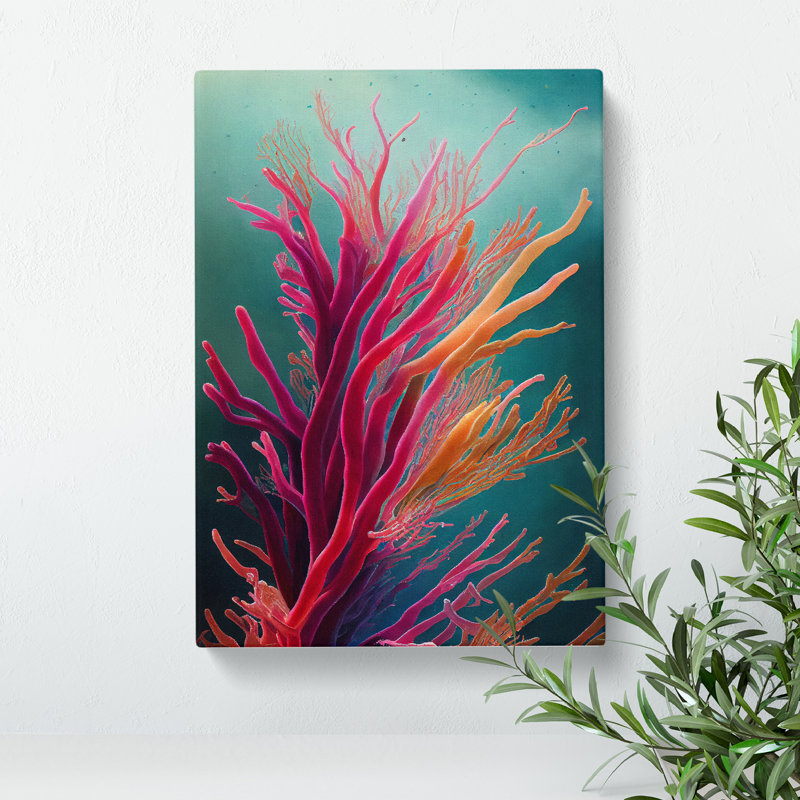 Fascinating Coral Reef - Wrapped Canvas, 50cm H x 35cm W