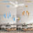 36" Elaise 3-Blade LED Flush Mount Ceiling Fan with Light-283343857-309768763