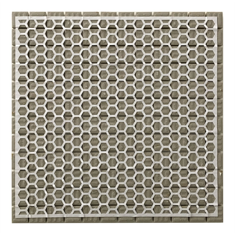 Biyusai 0.89" x 0.89" Ceramic Mosaic Wall Tile, White, 0.89" W x 0.89" L