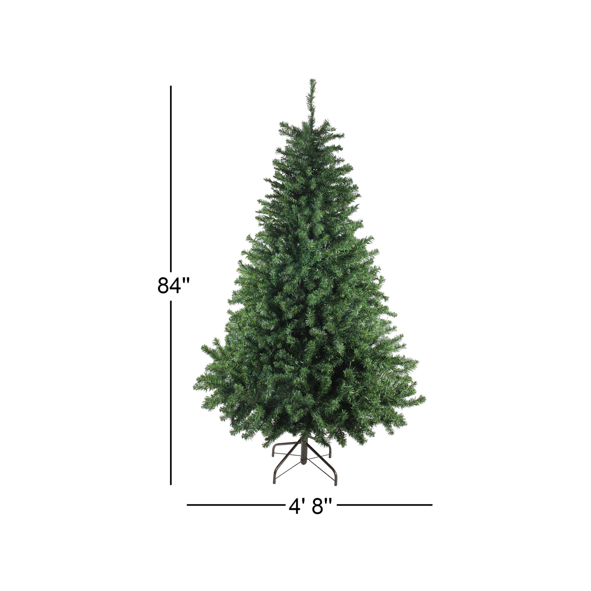 Artificial Pine Christmas Tree, 84" H