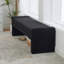 Banc de bout de lit moderne rembourré, banc de salle à manger surdimensionné et banc de salle à manger-133458129-133458132