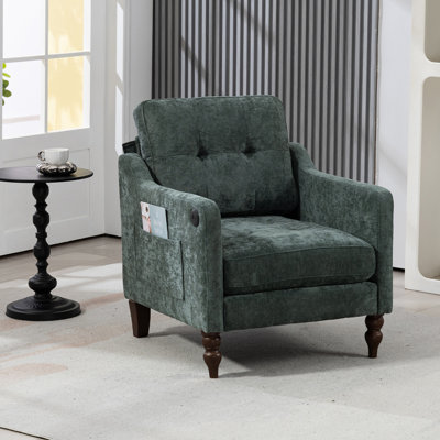 Chaise en chenille Accent Comfy