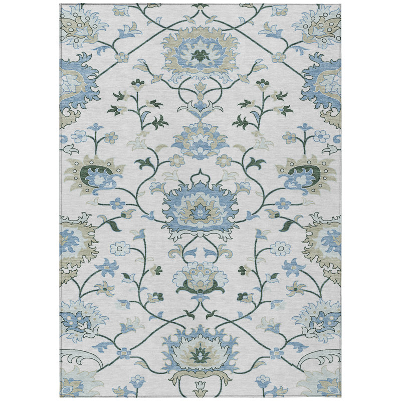 Machine Washable Indoor/Outdoor Chantille ACN2291 Global Rug, Rectangle 8' x 10'