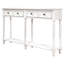 Console Console facile à assembler avec deux tiroirs de rangement et une tablette inférieure pour le salon et le vestibule-829010669