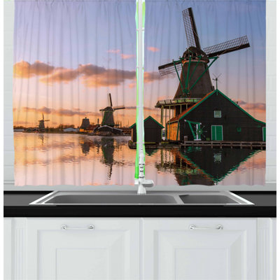 Pointed Kitchen Curtain