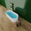 67'' x 29.5'' Freestanding Solid Surface Bathtub