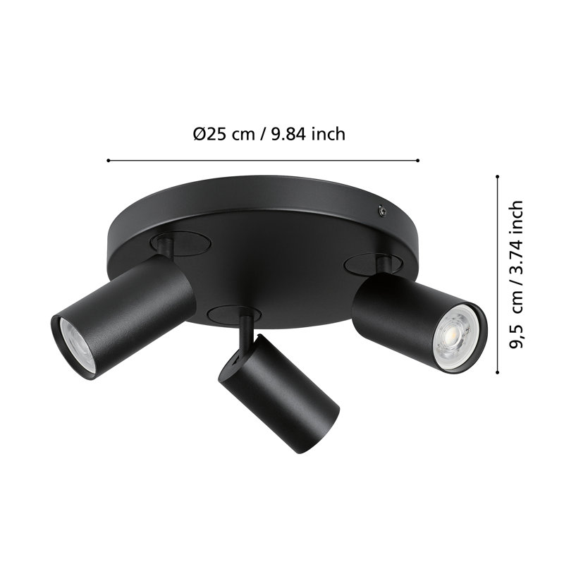 Berenices Spotlight, Matte Black