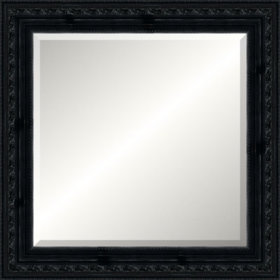 Glossy Black Gallery Mirror