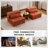 Boneless Modular Sectional Sofa (Orange)-1598852575
