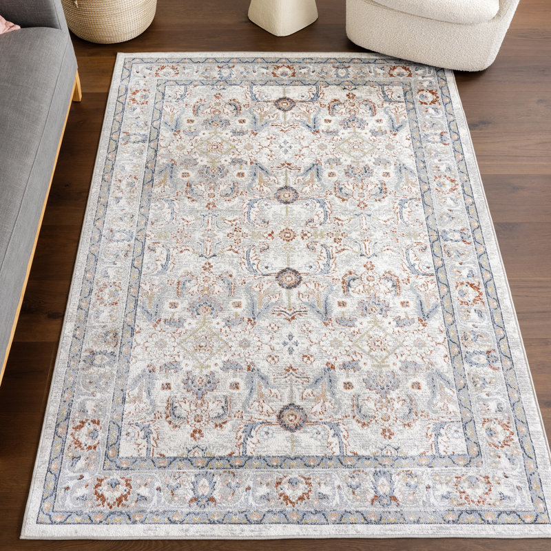 Lyric Medallion Machine Washable Area Rug, Rectangle 10' x 14'