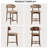 Upholstered Solid Wood Dining Chair With Footrest - Stylish And Comfortable Side Chair-595889986-595889988